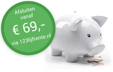 Afsluiten vanaf € 69,- via 123lijfrente.nl